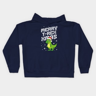 Merry Trexmas Kids Hoodie